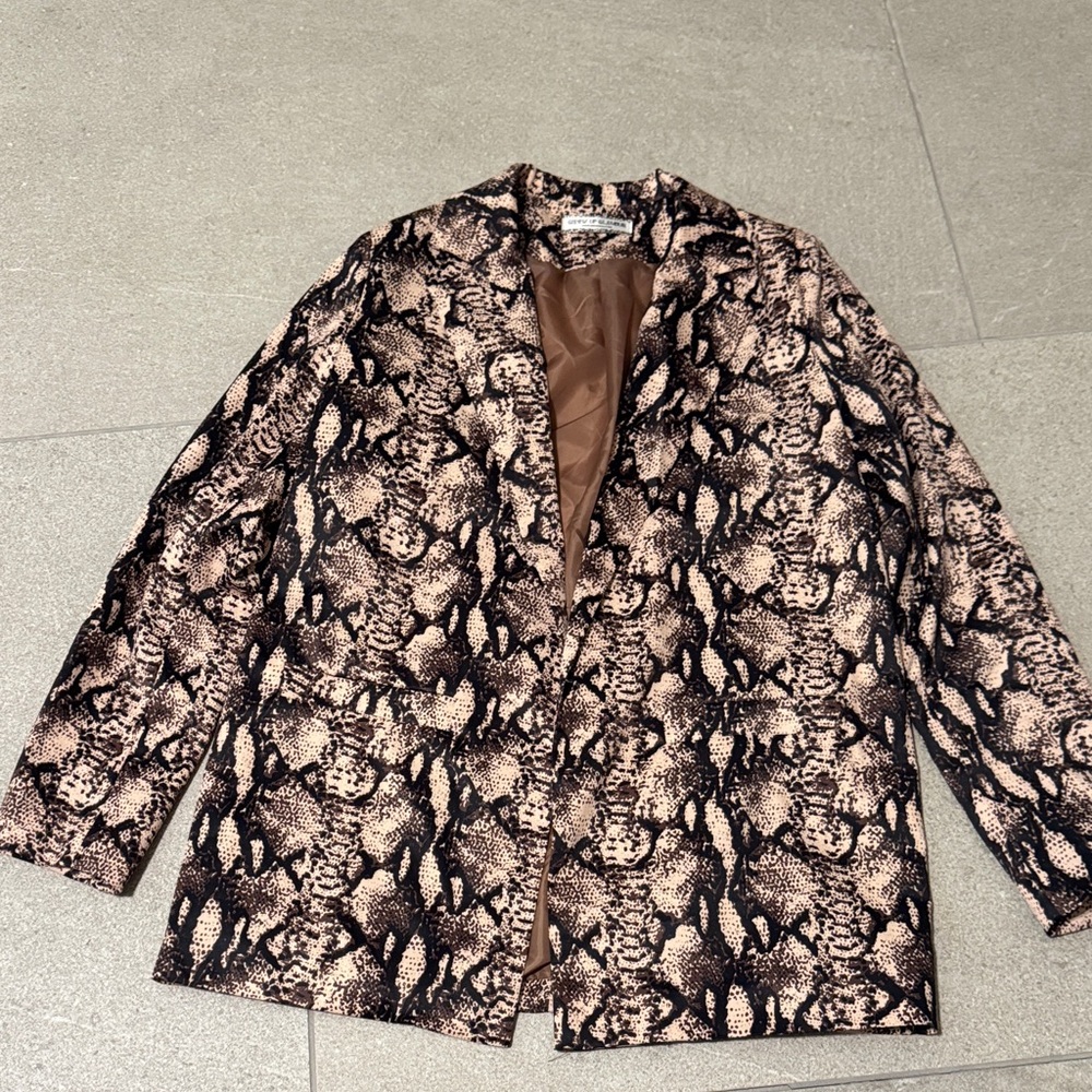 Women’s Snake Print Blazer